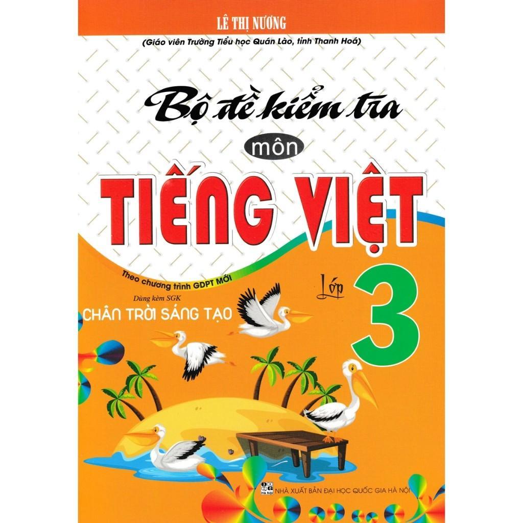 Sách - Bộ Đề Kiểm Tra Môn Toán + Tiếng Việt Lớp 3 - Combo 2 Tập - Dùng Kèm SGK Chân Trời Sáng Tạo - Hồng Ân