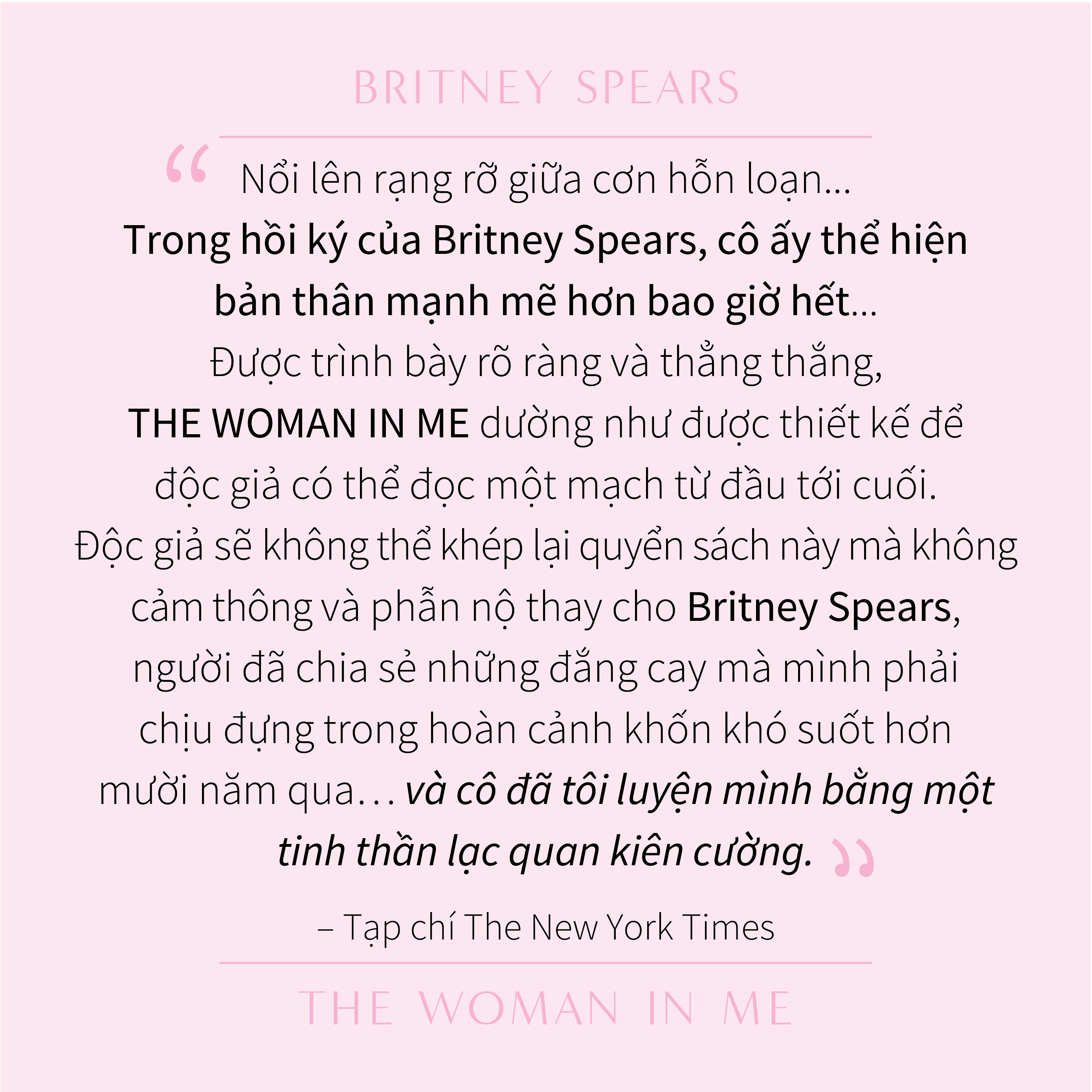 Người Đàn Bà Trong Tôi - The Woman In Me - Britney Spears