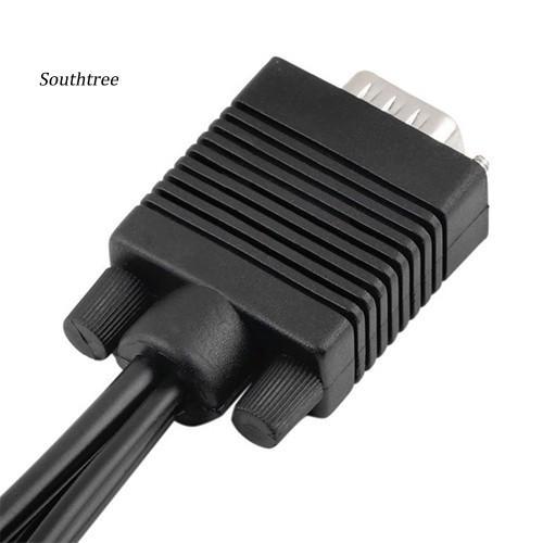 Cáp Chuyển Đổi Vga Sang Video Tv Out S-Video Av Và 3 Rca Female