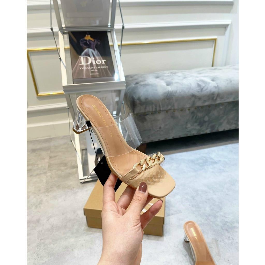 GUỐC QUAI MICA MỀM DÂY XÍCH NGANG GÓT TRONG - 6P