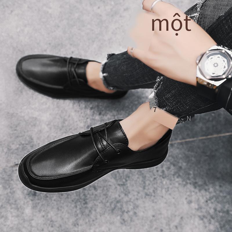Giày da phù hợp với tất cả các đôi giày đôi giày thường giày lưới màu đỏ mới chống mài mòn