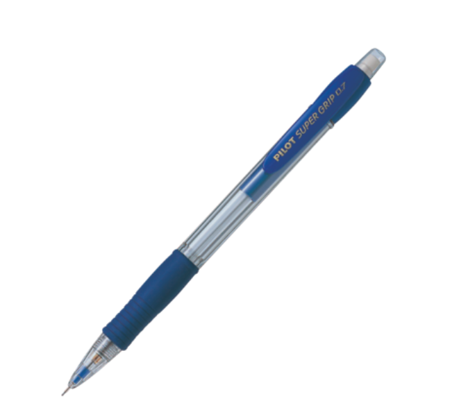 Bút chì bấm Super Grip (Thân xanh) H-187-SL-L