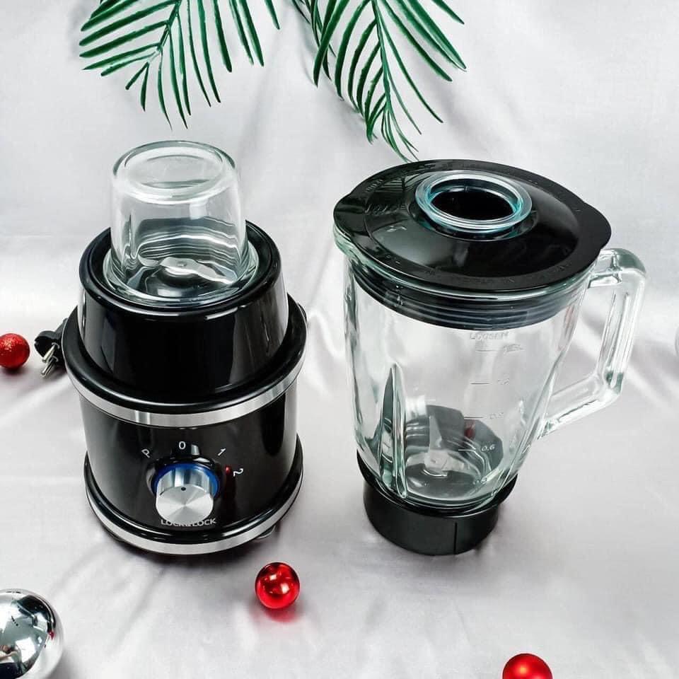 Máy xanh sinh tố Lock&Lock High Speed Blender EJM376BLK, 220-240V, 50/60Hz, 600W - Hàng chính hãng