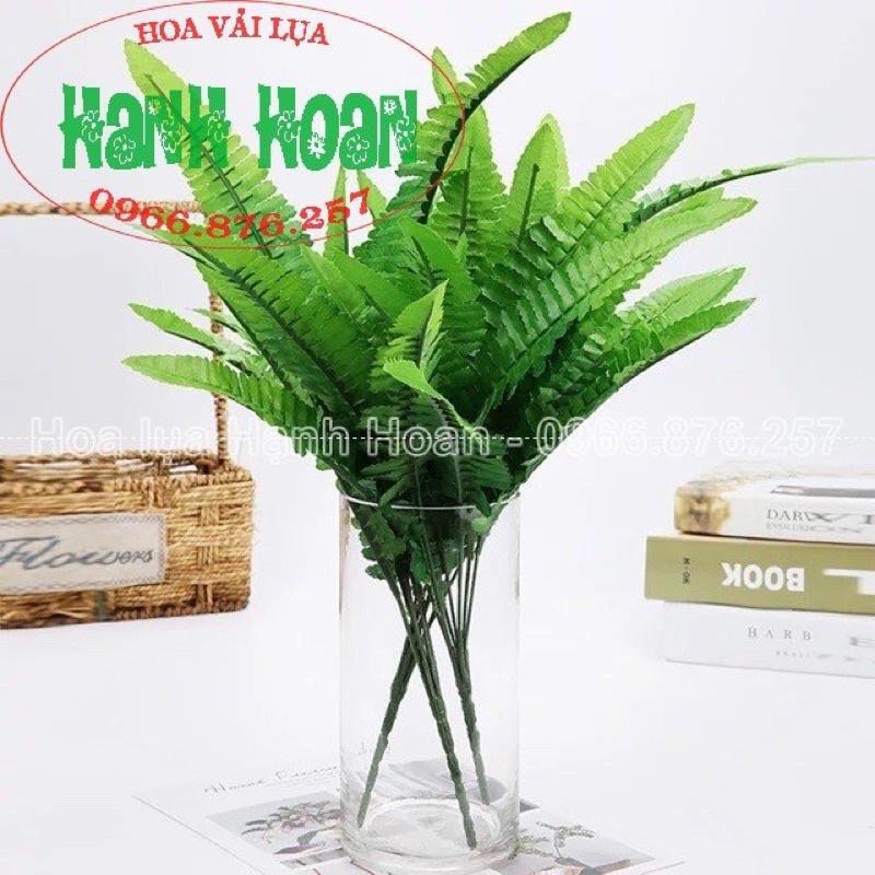 Cây dương xỉ vải 7 nhánh sẵn đủ màu - Cây lá trang trí