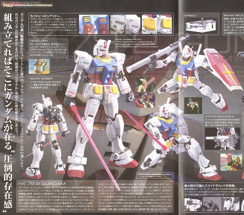 ĐỒ CHƠI RX-78-2 GUNDAM RG 1/144 BANDAI MÔ HÌNH LẮP RÁP