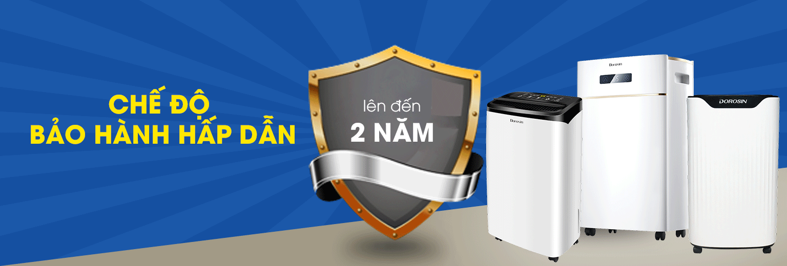 Máy hút ẩm gia dụng chính hãng Dorosin 618C /Công suất hút ẩm 18 lít /ngày - Cảm biến điện tử thông minh - Độ ồn thấp