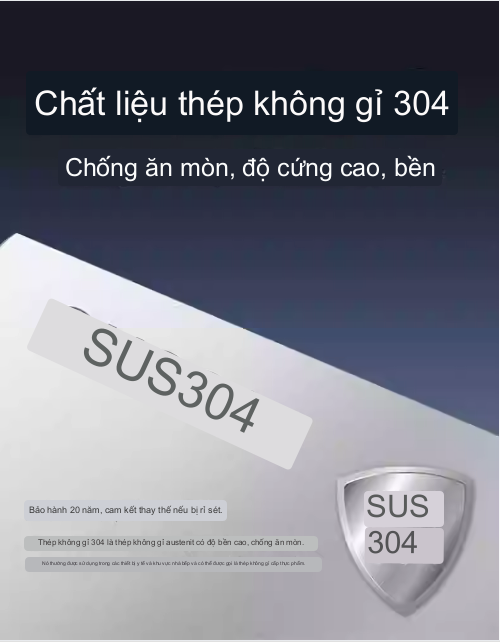 Khay 6 Móc treo dụng cụ dưới tủ bếp không cần khoan Nordic Germany Inox 304 - tặng kèm keo dán