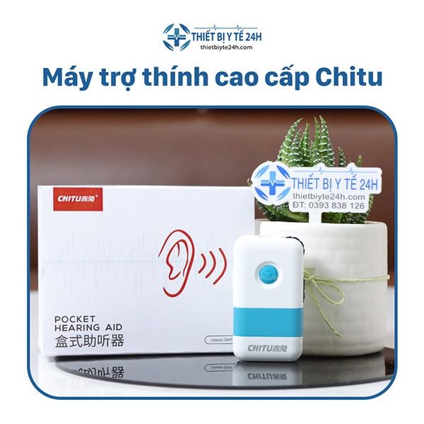 Máy trợ thính có dây Chitu cao cấp,Tai nghe trợ thính có dây khuếch đại âm thanh,loại bỏ tạp âm siêu lọc tiếng ồn