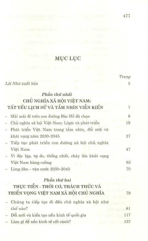 Chủ Nghĩa Xã Hội Việt Nam: Lôgíc - Đổi Mới Và Phát Triển