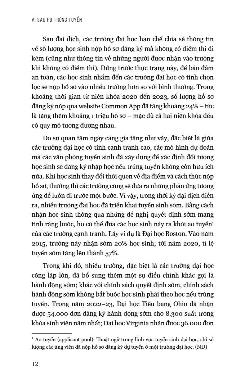 Vì Sao Họ Trúng Tuyển - Góc Nhìn Của Nhà Tuyển Sinh Đại Học