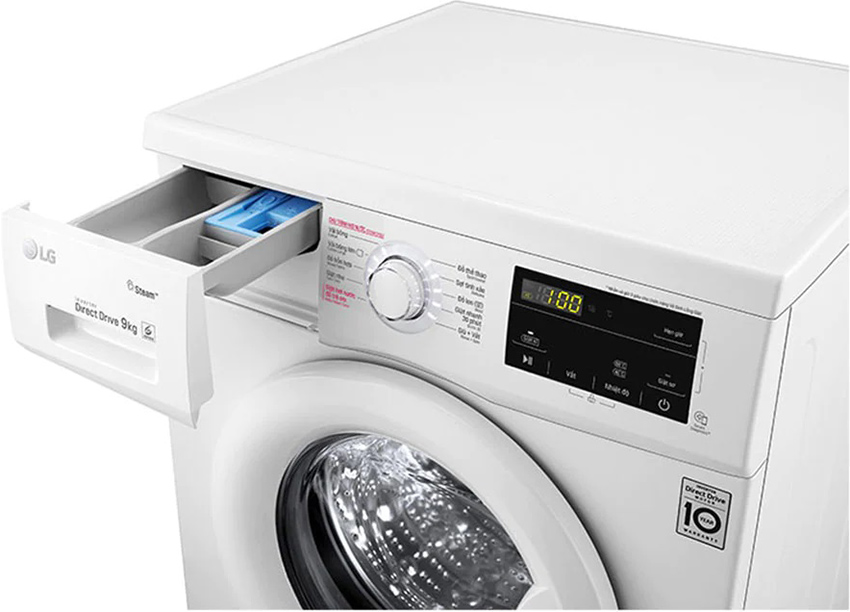 Máy giặt LG Inverter 9 kg FB1209S6W1 - Hàng Chính Hãng