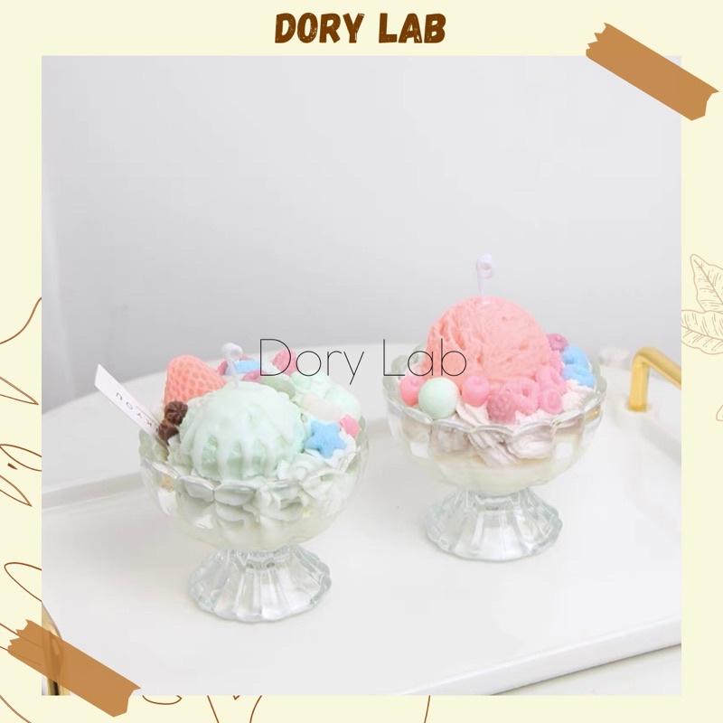 Nến Thơm Ly Kem Kẹo Ngọt Pastel Handmade, Quà Tặng Ý Nghĩa - Dory Lab