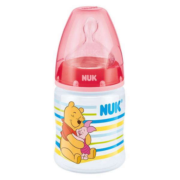 Bình Sữa Nhựa PP 150ml  Disney Núm Ti Silicone S1 Nuk NU11732 (Size M) - Màu Ngẫu Nhiên