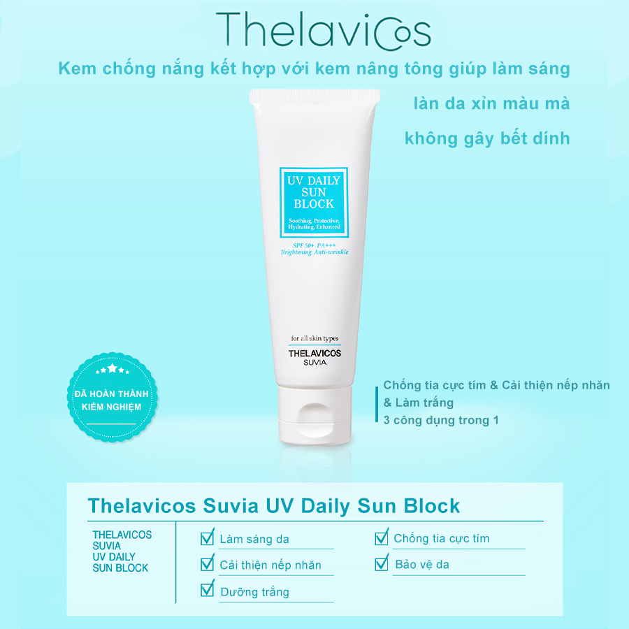 Kem chống nắng làm sáng da Thelavicos UV Daily Sun Block