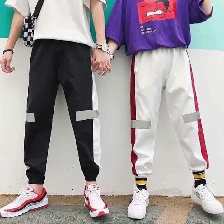 Quần jogger nam nữ phản quang cực chất 2020