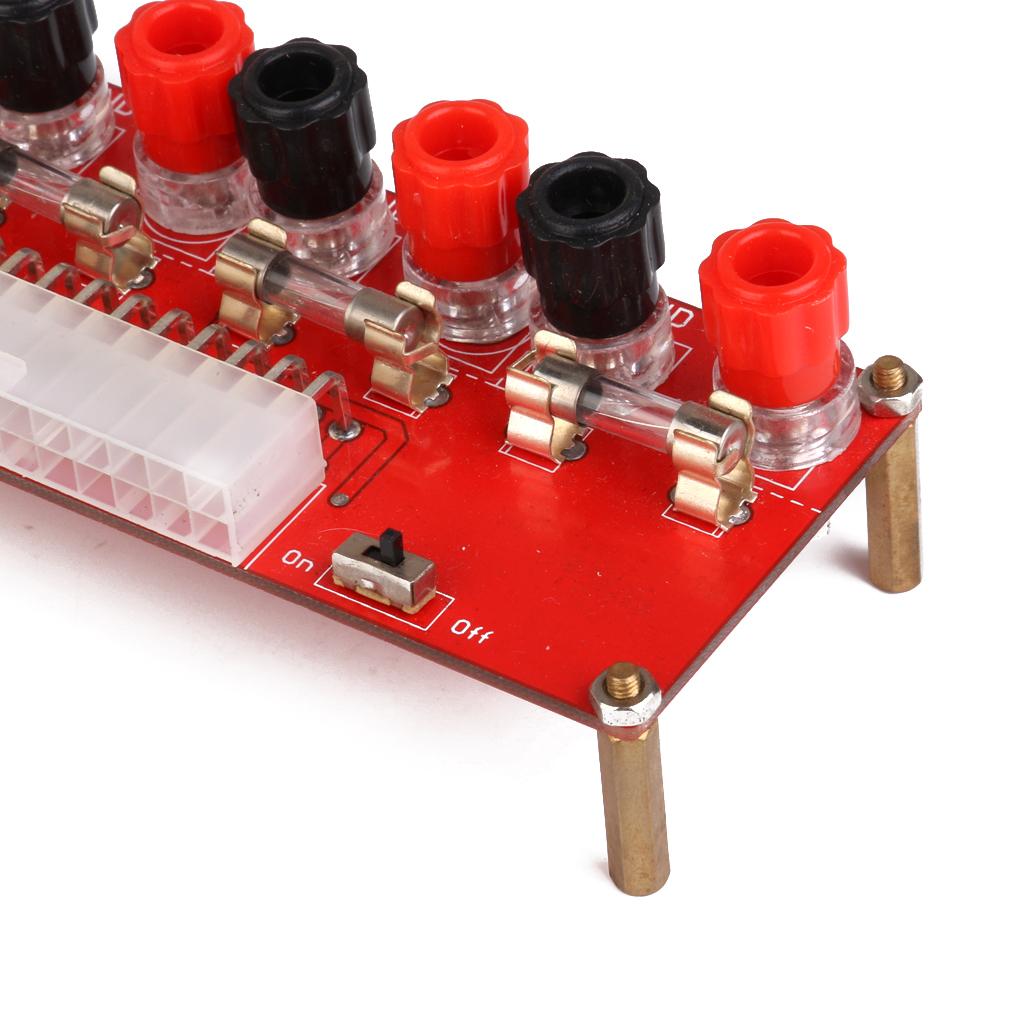 24Pin Benchtop Power Board Computer Boot Adapter 12.8 X 4.8cm