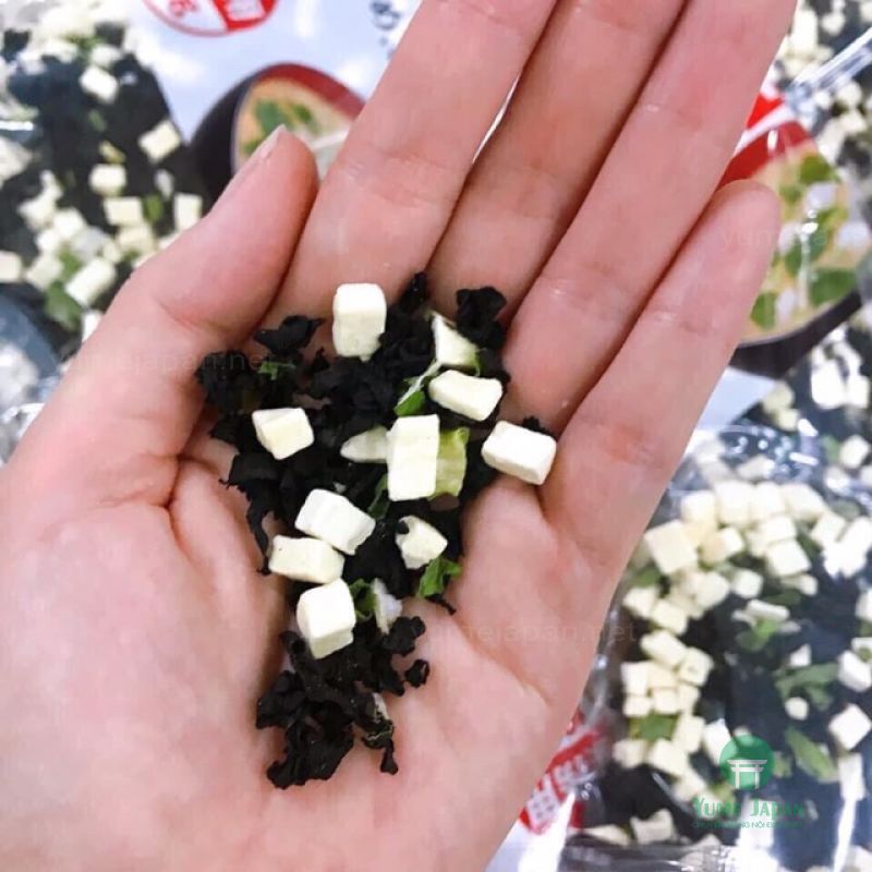 Canh Miso ăn liền Nagatanien Instant Miso Soup Ingredients 100g
