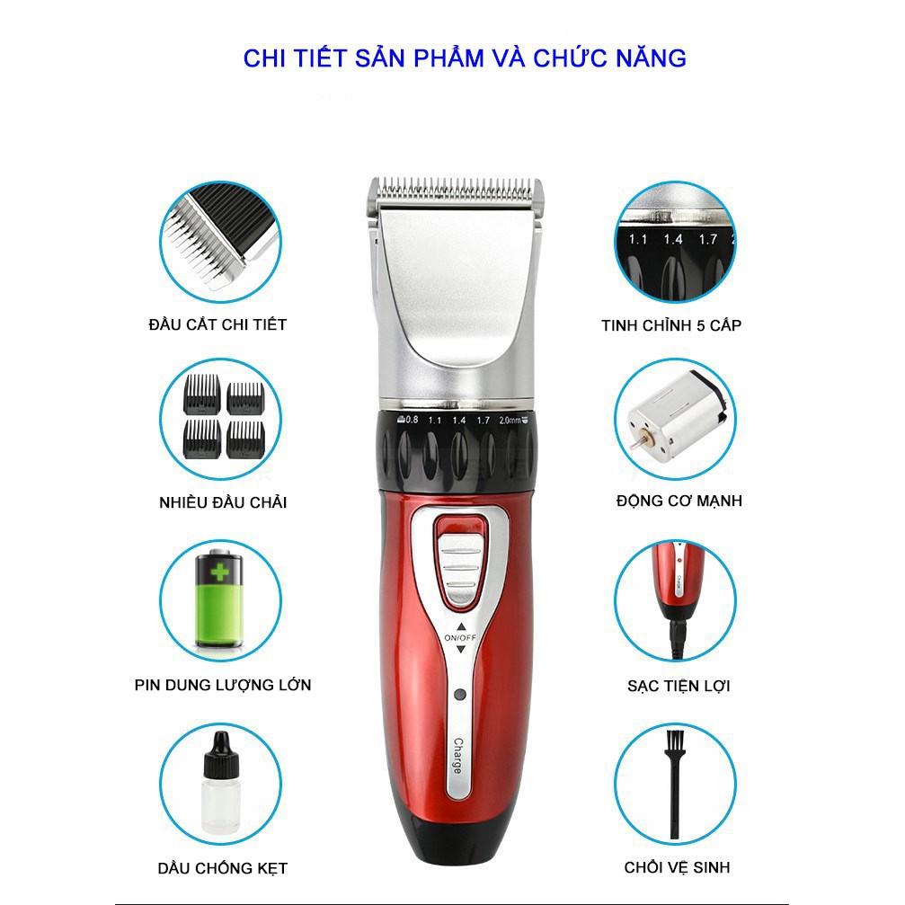 Không Cắt Được Hoàn Tiền 100%Tông Đơ Cạo, Tỉa Lông Thú Cưng Jichen 8017, Chuyên Dùng Cắt Tỉa Lông Thú Cưng Tại Nhà