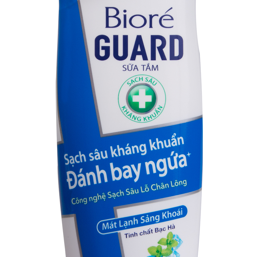 Sữa Tắm Sạch Sâu Kháng Khuẩn Mát Lạnh Sảng Khoái Biore Guard 220g