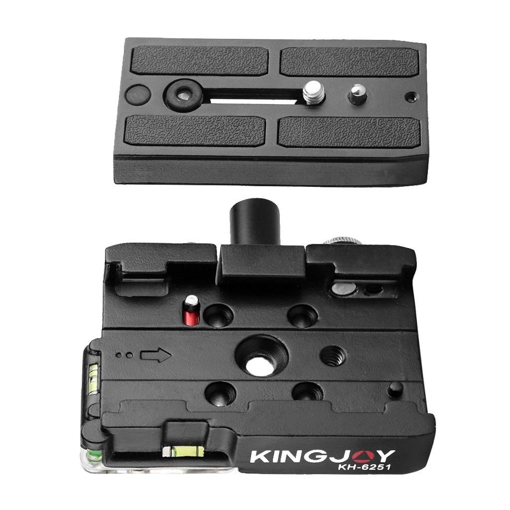 Aluminum Tripod Quick Release Plate Adapter for  SLR 501HDV