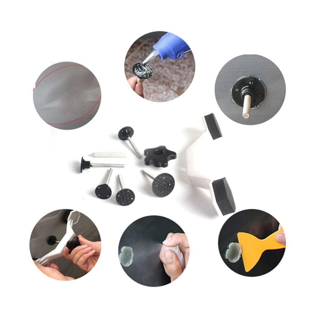 Auto Paintless Pulling Bridge Hail Removal Dent Repair Hand Tool Set