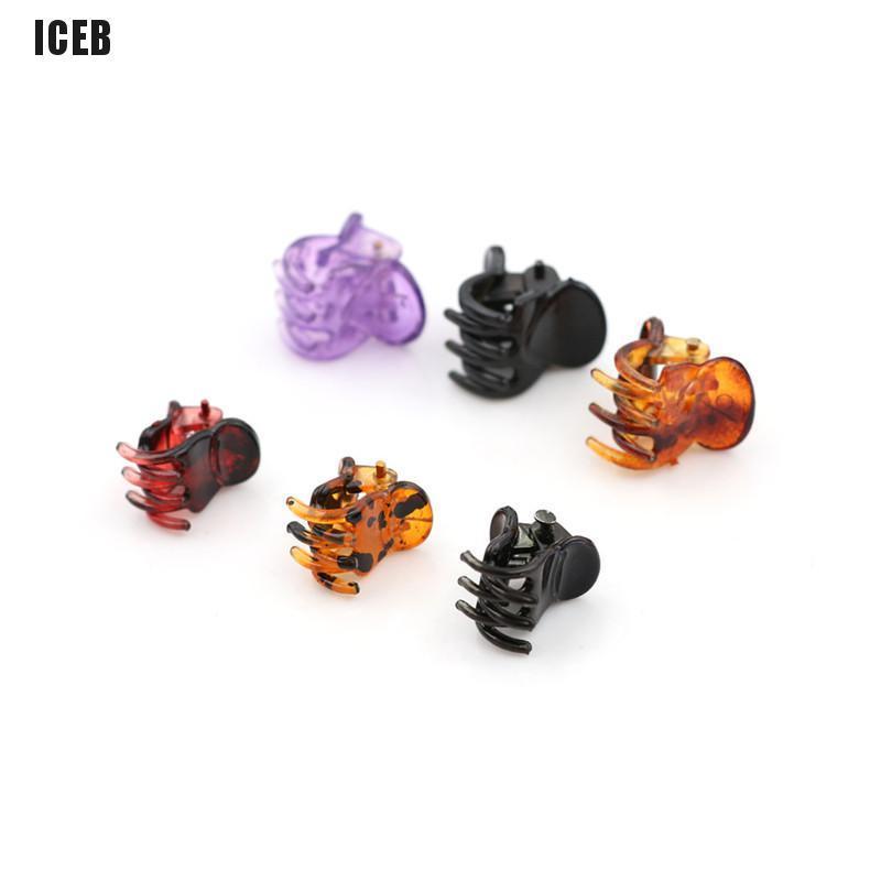 Set 12 Kẹp Tóc Nhựa Màu Đen