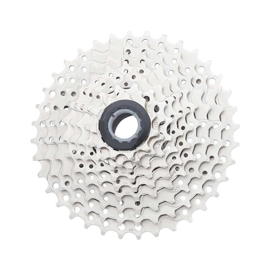9 Speed Bike Freewheel Set Steel Bicycle Cassette Bicycle Replacement Accessory for Mountain Bikes Road Bike