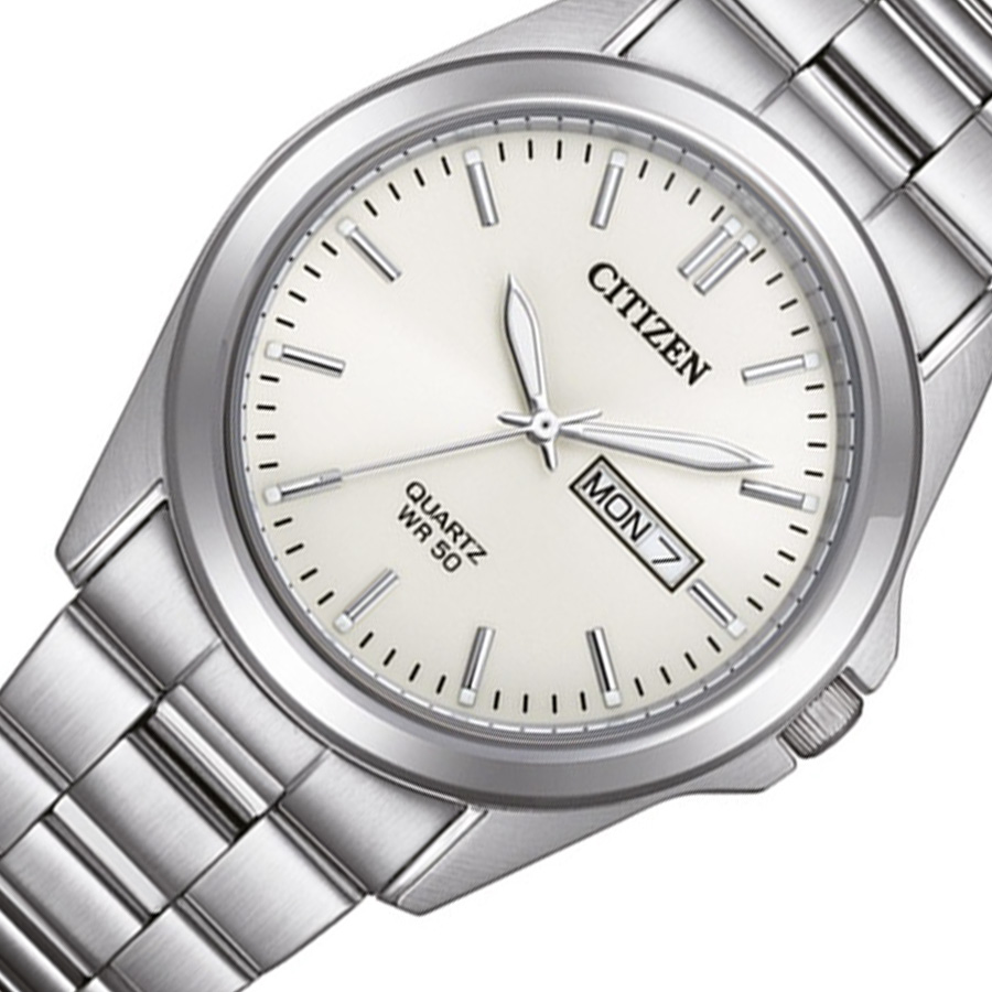 Đồng Hồ Nam Citizen Dây Thép Không Gỉ BF0581-54A - Mặt Trắng (39.4mm)