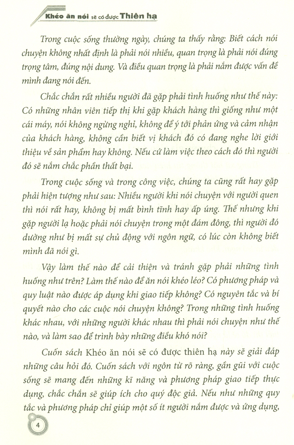 Khéo Ăn Nói Sẽ Có Được Thiên Hạ