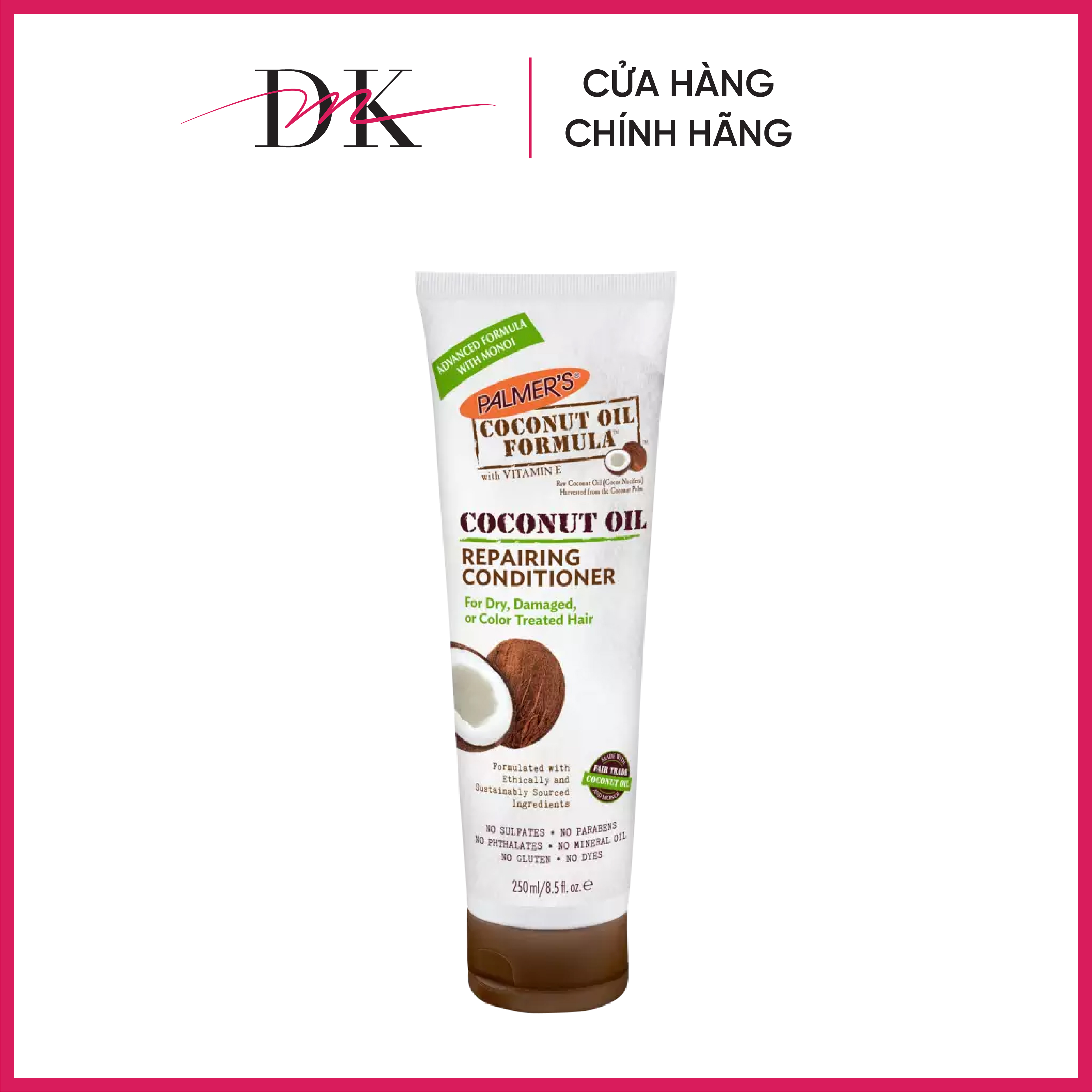 Dầu xả dưỡng tóc dầu dừa Coconut Oil Repairing Conditioner Palmer's 250ml