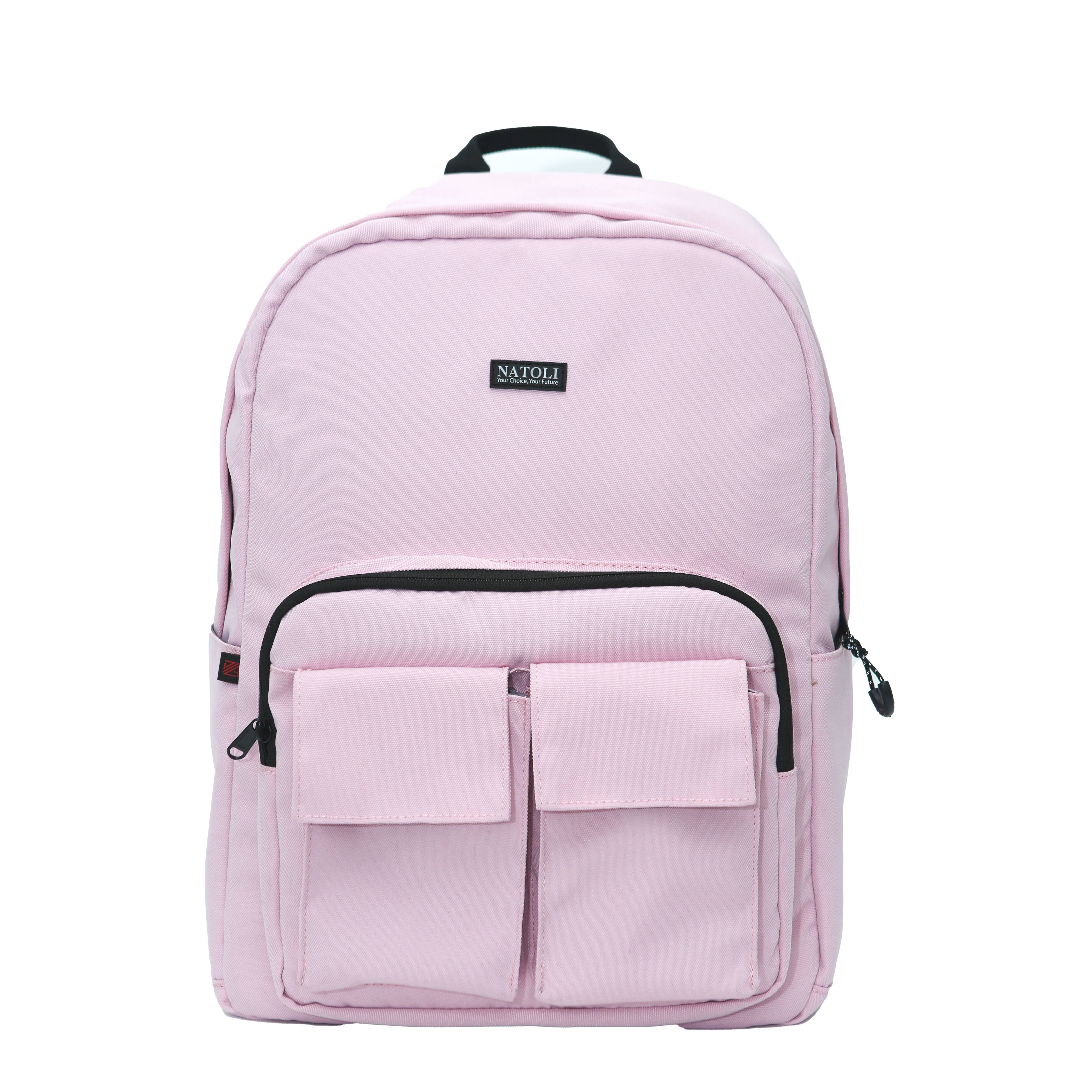 Balo thời trang du lịch unisex Old school Backpack B5 thương hiệu NATOL chất vải canvas nhiều ngăn kháng nước chống sốc cao cấp