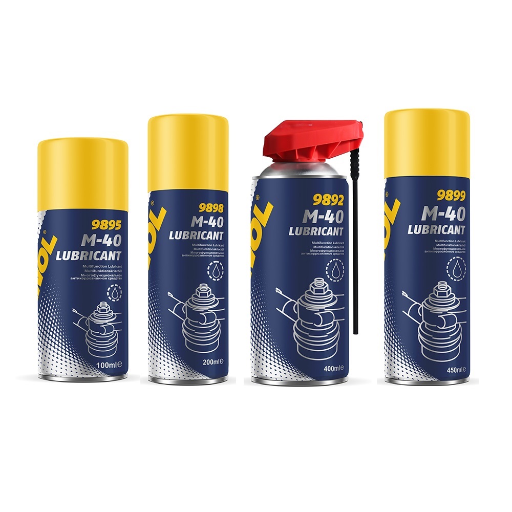 Dầu Bôi Trơn, Chống Gỉ, Bảo Vệ Kim Loại, Đa Năng MANNOL 9895 | 9898 | 9892 | 9899 M-40 Lubricant 100ML/ 200ML/ 400ML/ 450ML Multifunction Lubricant