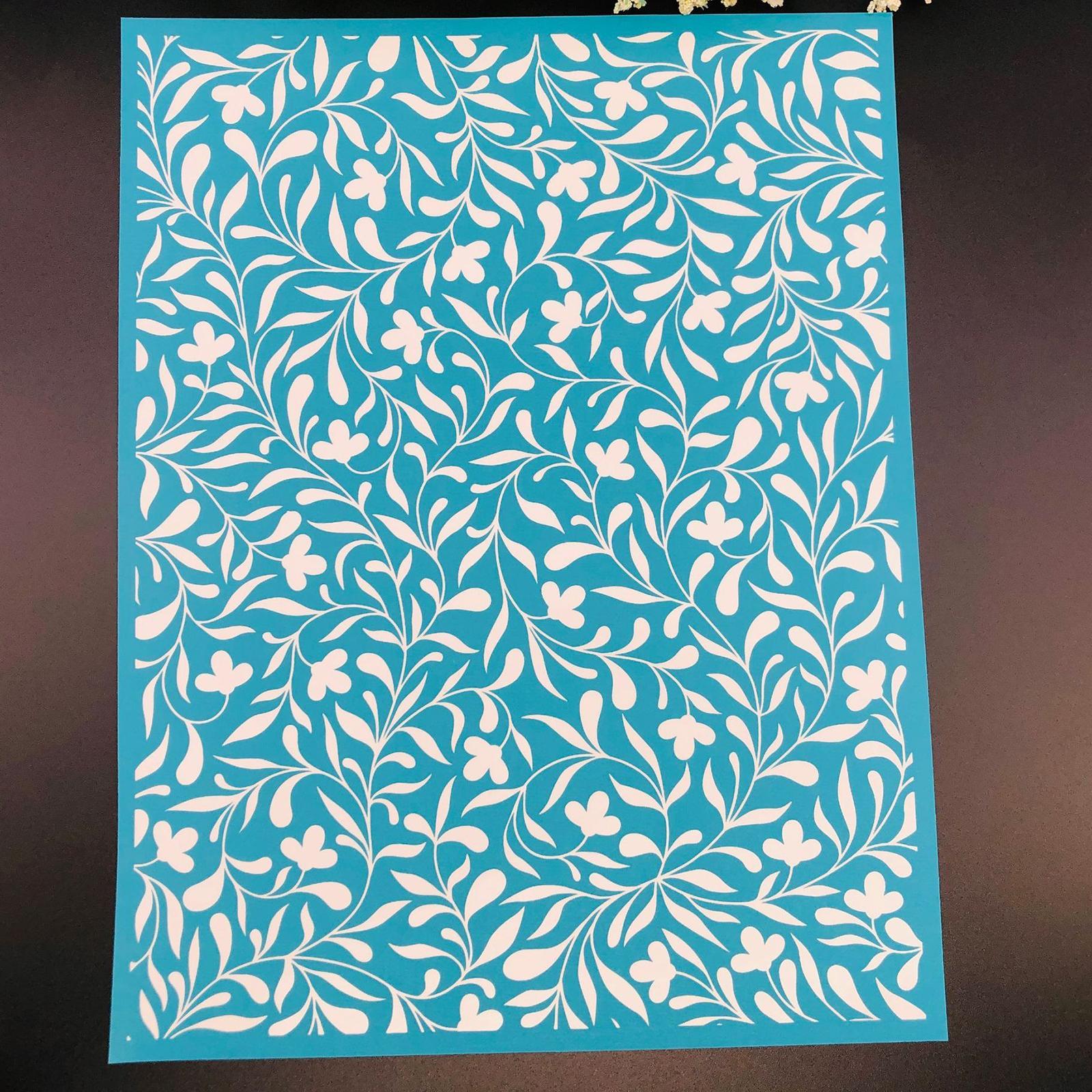 Silk Screen Printing Stencil Decoration Manual for DIY Background Pillow