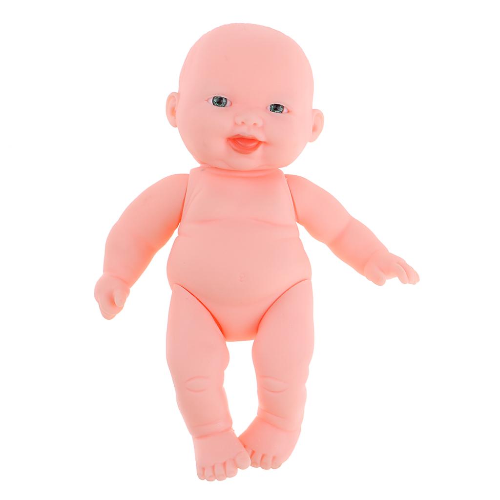 Vinyl Baby Doll Lifelike Newborn Girl Doll Simulation Soft Baby Doll 11cm #1