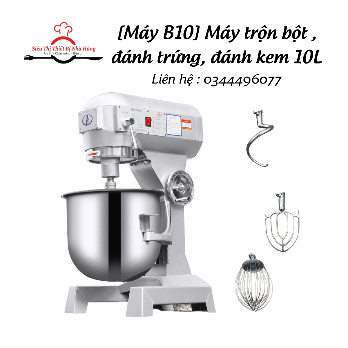 MÁY TRỘN ĐA DỤNG B10 TRỘN BỘT ĐÁNH KEM ĐÁNH TRỨNG