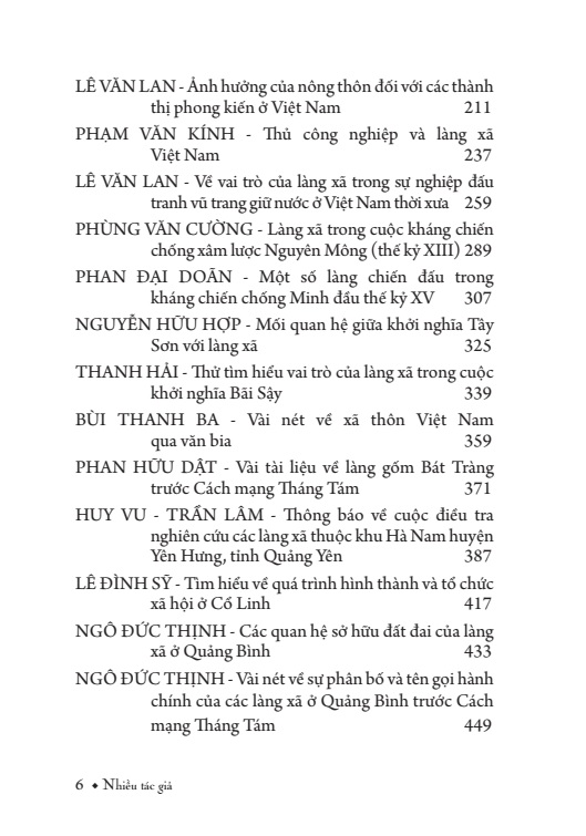 Combo 2 tập: Nông Thôn Việt Nam Trong Lịch Sử