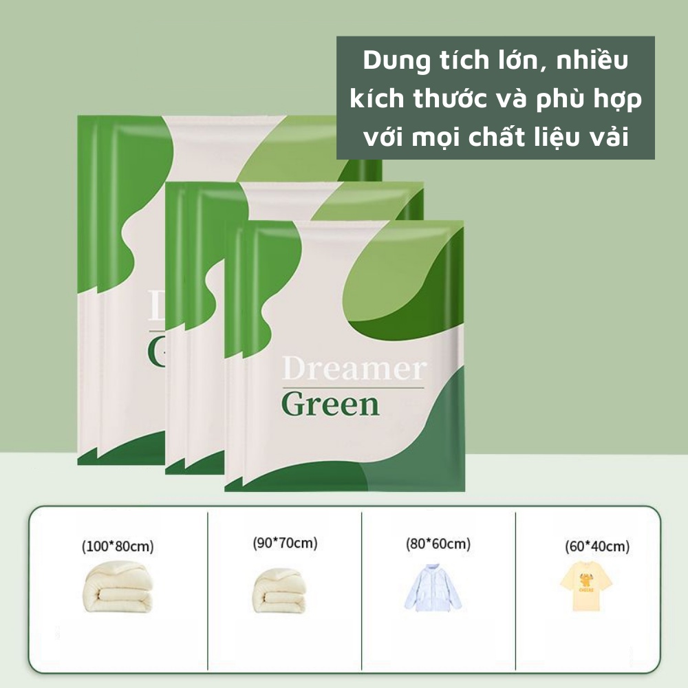 Combo 6 Túi Hút Chân Không Đựng Chăn Màn, Quần Áo, Chống Ẩm Mốc Bụi, Bảo Quản Quần Áo Chăn Gối Mền - TẶNG KÈM BƠM ĐIỆN - HÀNG CHÍNH HÃNG MINIIN