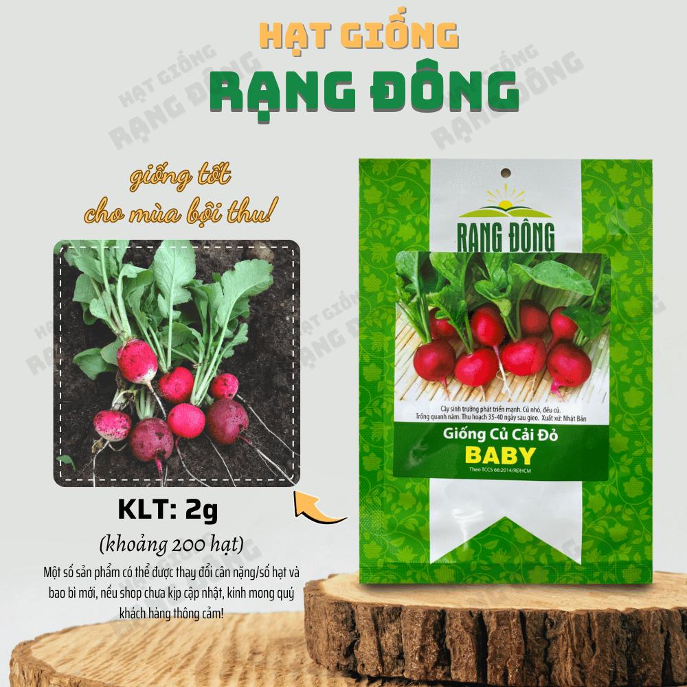 Hạt giống Củ nảy mầm tốt, sinh trưởng khỏe, trồng được quanh năm, dễ chăm sóc - Hạt giống Rạng Đông