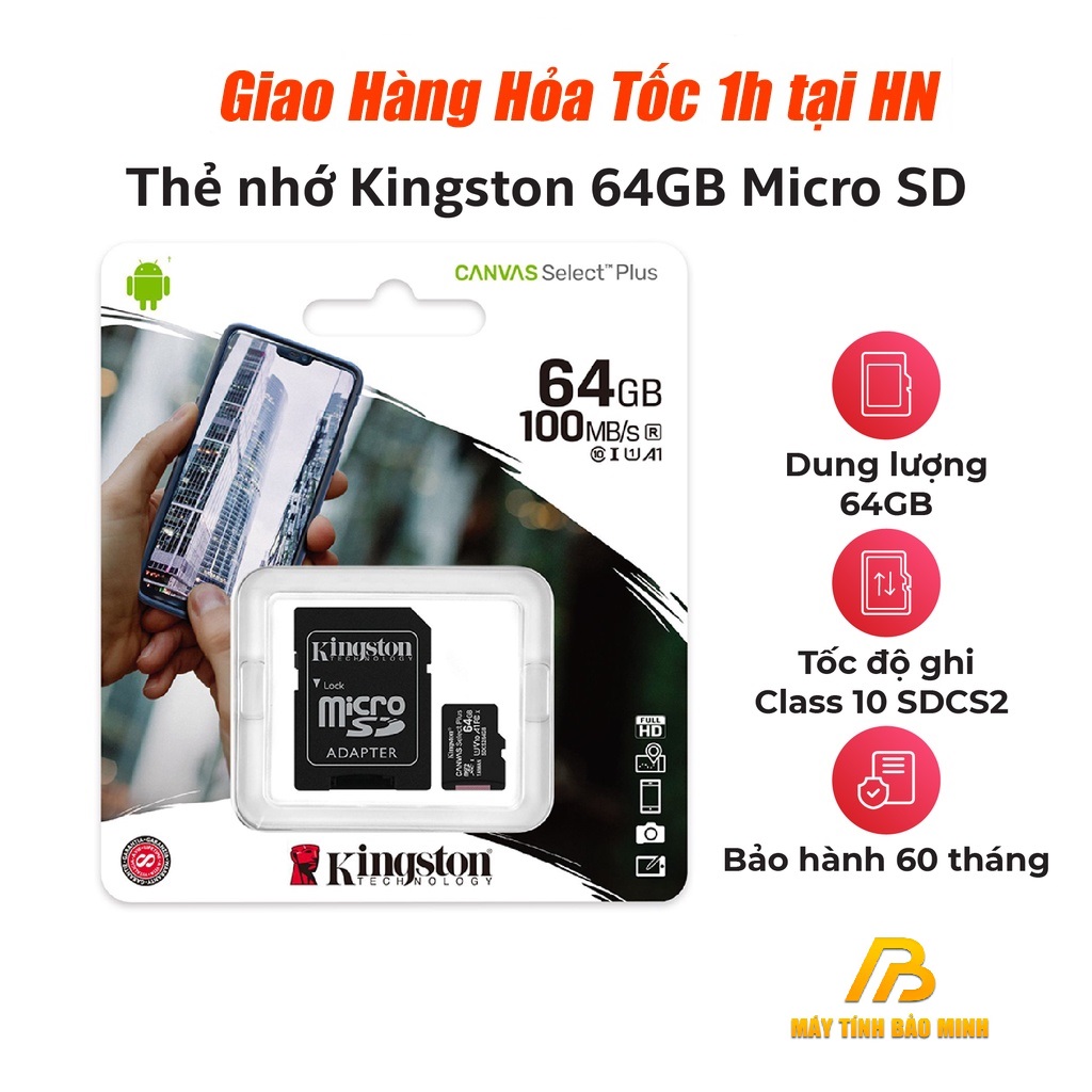 Thẻ Nhớ Kingston SDCS - Hàng Chính Hãng