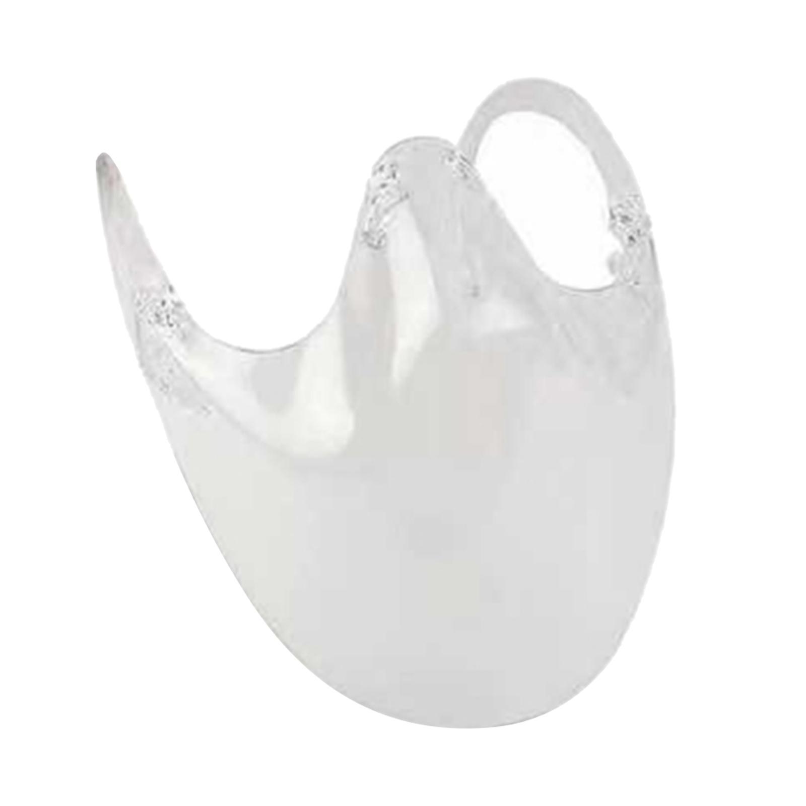 Clear Face Shields Visor Transparent Anti Fog Reusable Face Covering Masks