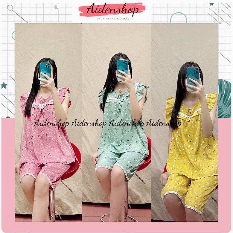 Bộ bầu mặc nhà chat mat mua he mới 40-70kg