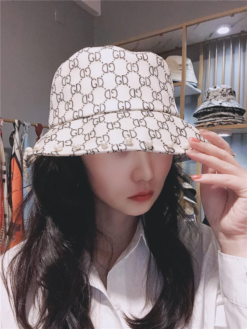 Thời Trang Nữ Mũ Mùa Xuân Và Mùa Hè GD Thư Người Cá Nắp Hương Nhỏ Gió Lưu Vực Nón Hàn Quốc Ngọc Trai Che Nắng Du Lịch nón