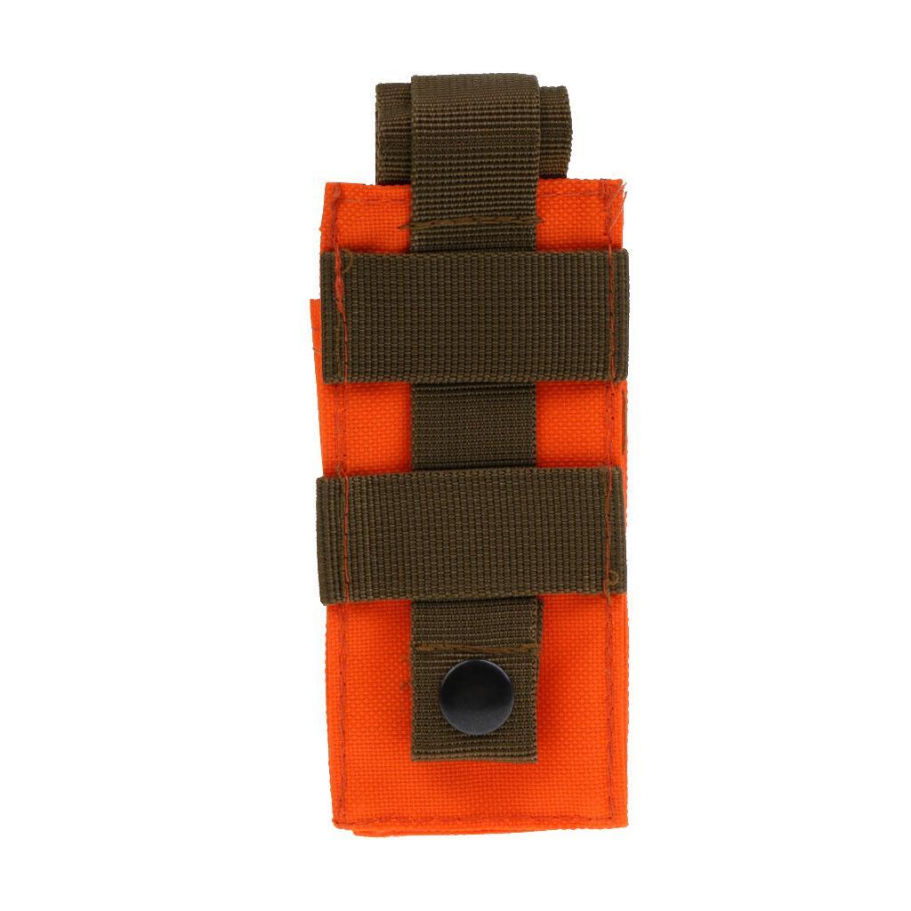 2x Outdoor Hunting Tourniquet Pouch First Aid Molle Bags Orange Black