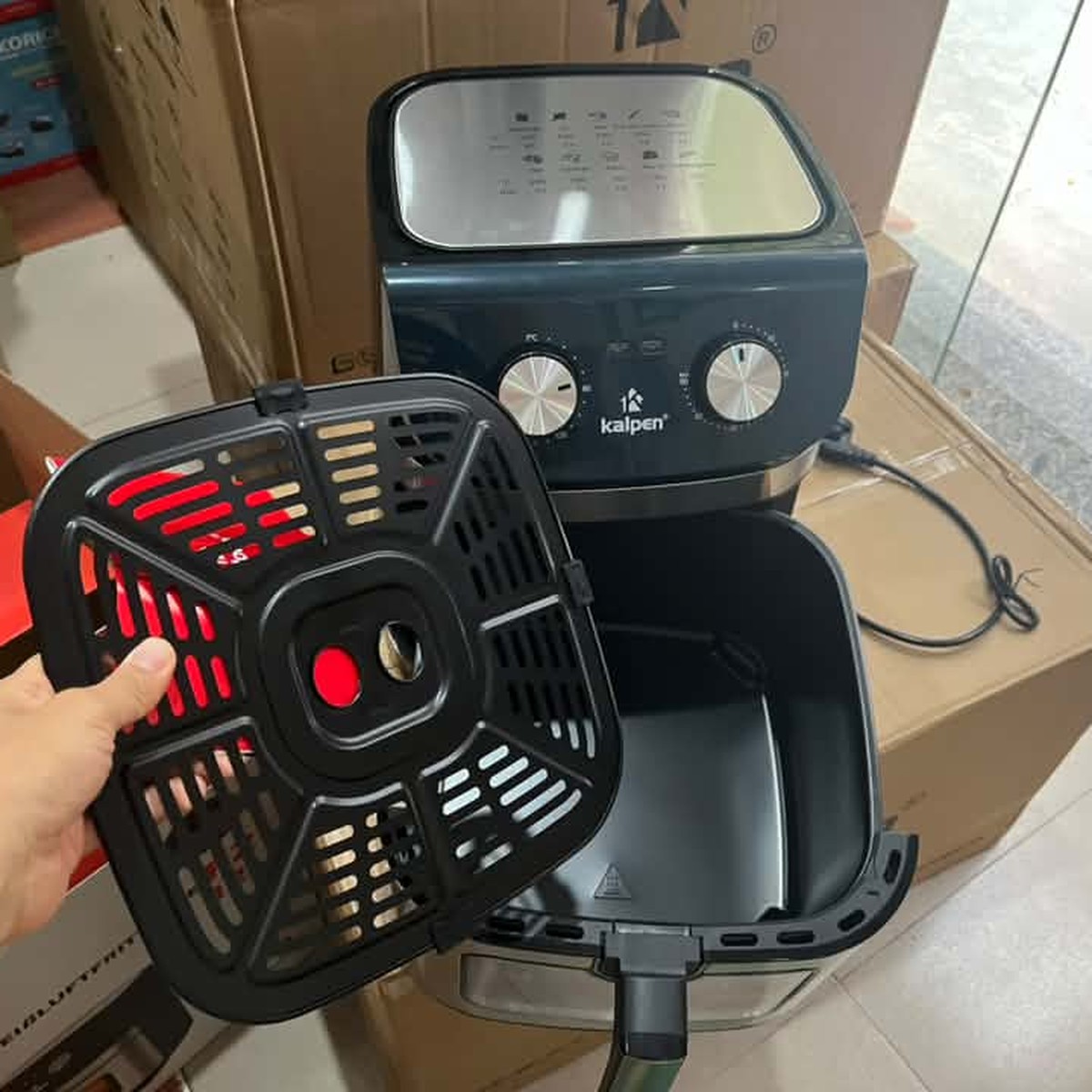 Nồi chiên không dầu Kalpen F2 dung tích 12L, công suất 2000W chuẩn Đức - Hàng chính hãng