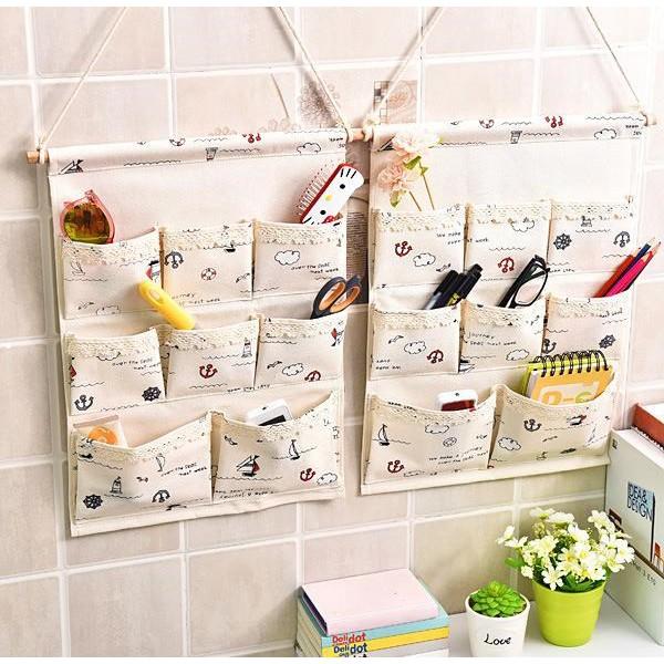 Túi vải treo thiết kế dễ thương dùng để đựng đồ tiện lợi