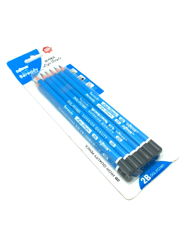 Bộ Viết Chì 2B Dol - PSE1661 - Mẫu 3 - Màu Xanh Dương