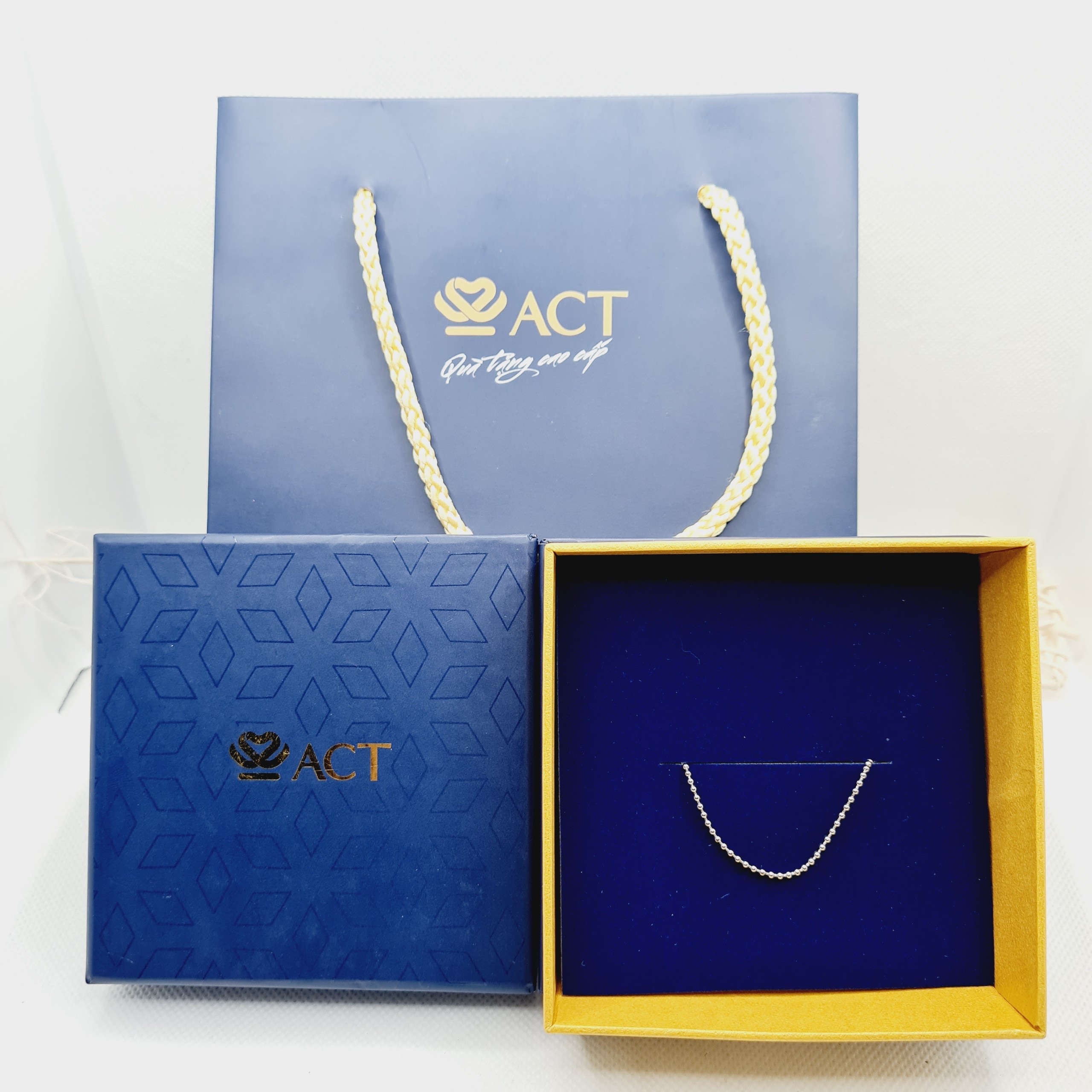 Lắc tay dây bi nhỏ chất liệu bạc 925 thời trang phụ kiện trang sức nữ sang trọng