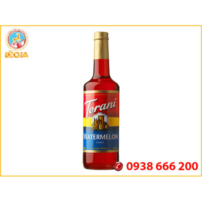 Siro TORANI Dưa Hấu 750ml (WATERMELON SYRUP)