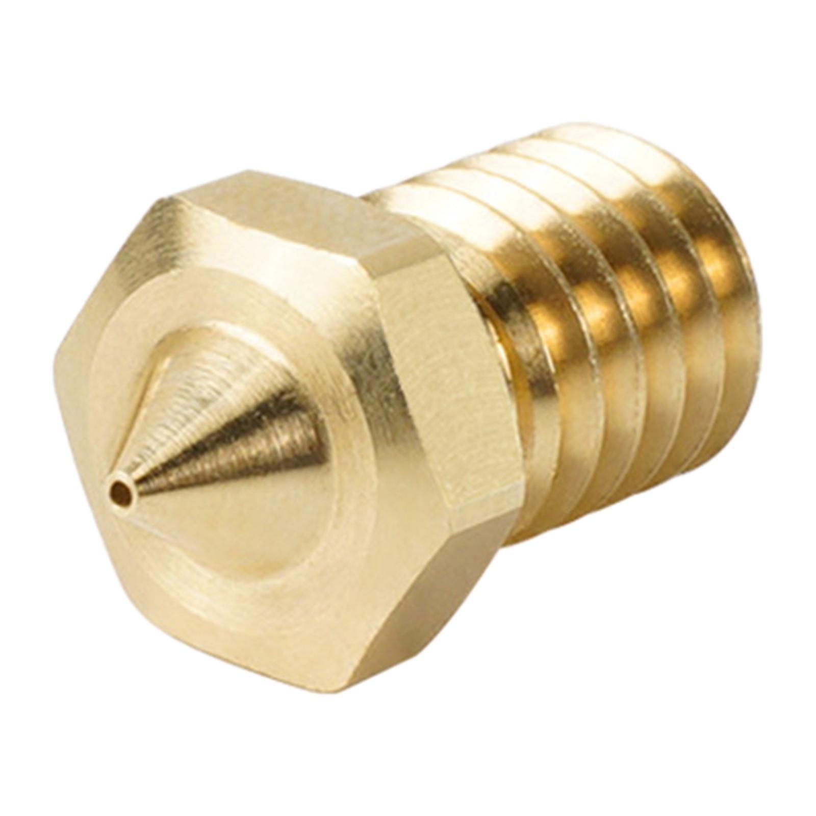 Solid High Speed Nozzle Easy to Use High Temperature Brass for Filament