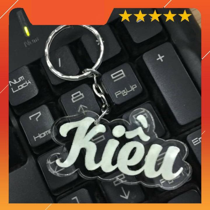 Móc Khóa Siêu Bền Đẹp Chất Liệu Mica Trong Suốt Chống Thấm Nước